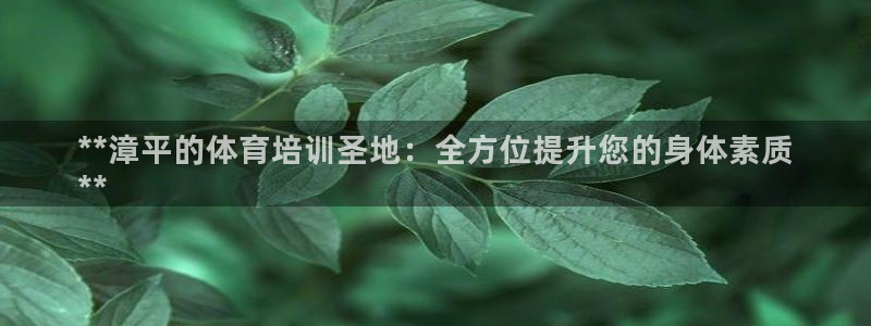 欧陆娱乐官网下载安装：**漳平的体育培训圣地：全方位