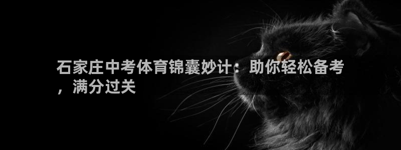 欧陆娱乐的故事有哪些：石家庄中考体育锦囊妙计：助你轻