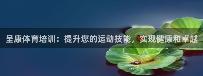 欧陆娱乐怎么注册会员号：呈康体育培训：提升您的运动技
