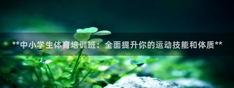 欧陆娱乐平台登录：**中小学生体育培训班：全面提升你